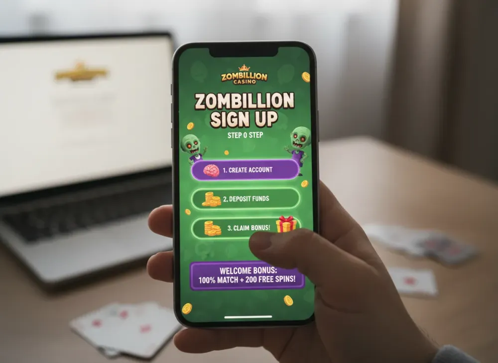 Zombillion Sign Up Step by Step + Welcome Bonus